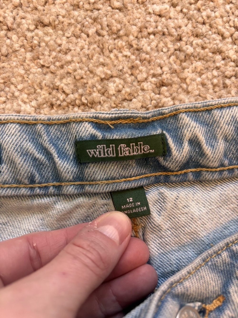 Wild Fable Mid Rise 90s Straight Jean - Picture 3 of 5